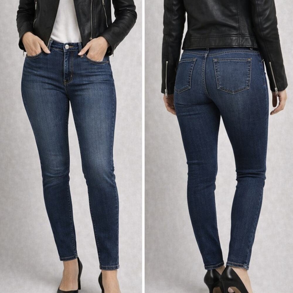 Nine West Size 6 Skinny Jeans High Rise Medium Wash Stretch Denim | Clean Girl
